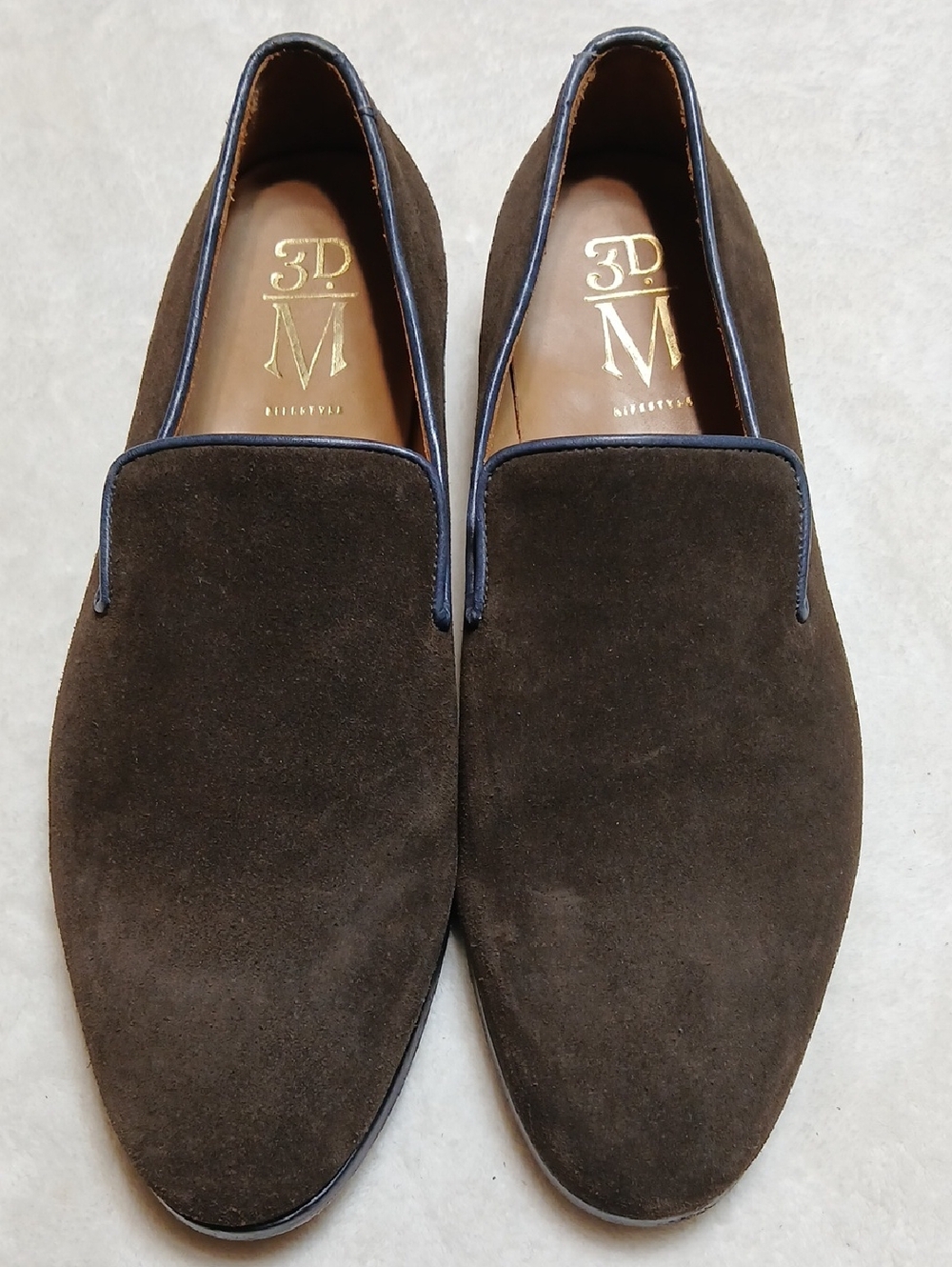 3d M Lifestyle Mens Brown Oxford Dress Shoe Size 8.5